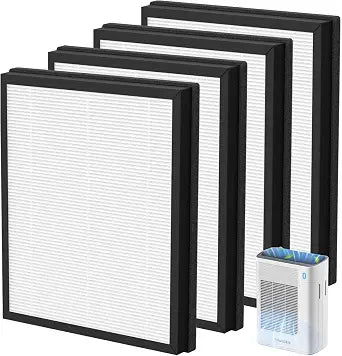4 Pack T356 Replacement Filter for Trucozie T356 Air Purifier