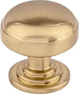 Top Knobs Ellis 1 1/4" Length Mushroom Cabinet Knob Honey Bronze TK3000HB