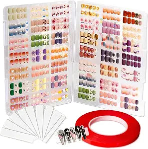 Press On Nail Storage Empty Nail Organizer Box