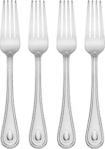 Lenox 894742 French Perle Dinner Forks, Set Of 4