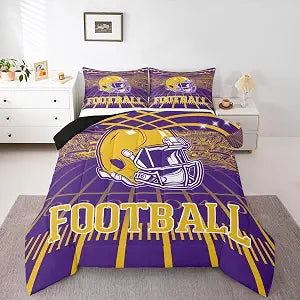 Erosebridal Football City Comforter Set Full Size 3 Piece Bedding Set