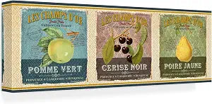 Wrapped Canvas Wall Art - Gail Fraser 'Fruits Francais - Horizontal Panel' Wall Art for Living Room, Bedroom, or Office Dcor - 8x24