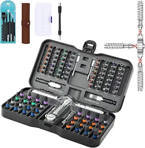 115 in 1 Magnetic Ratchet Screwdriver Set with S2 Steel Bits