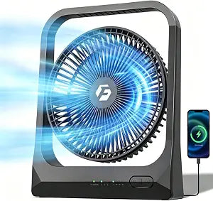 20800mAh Rechargeable Fan, Up to 80H Working Time Travel Fan Portable Quiet