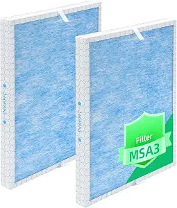 MSA3 Replacement Filter Compatible with Membrane Solutions MSA3 and MSA3S Smart Air Purifiers, 3-in-1 Filter (2-Pack)