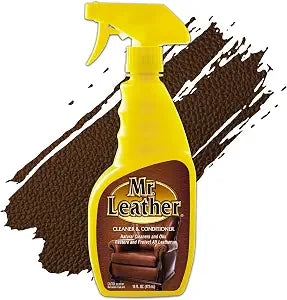 MR. LEATHER Cleaner & Conditioner Spray, Safe for All Leather & Vinyl, 16oz
