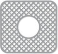 2 Pack Silicone Kitchen Sink Protector Mat, Trellis 12 x 11" Gray