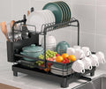 Runnatal 2-Tier Dish Drying Rack, Large Dish Drainers for Kitchen Counter