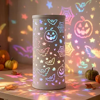 Halloween Projector Rotating Night Light USB Ideal Girls Gift Mood Light