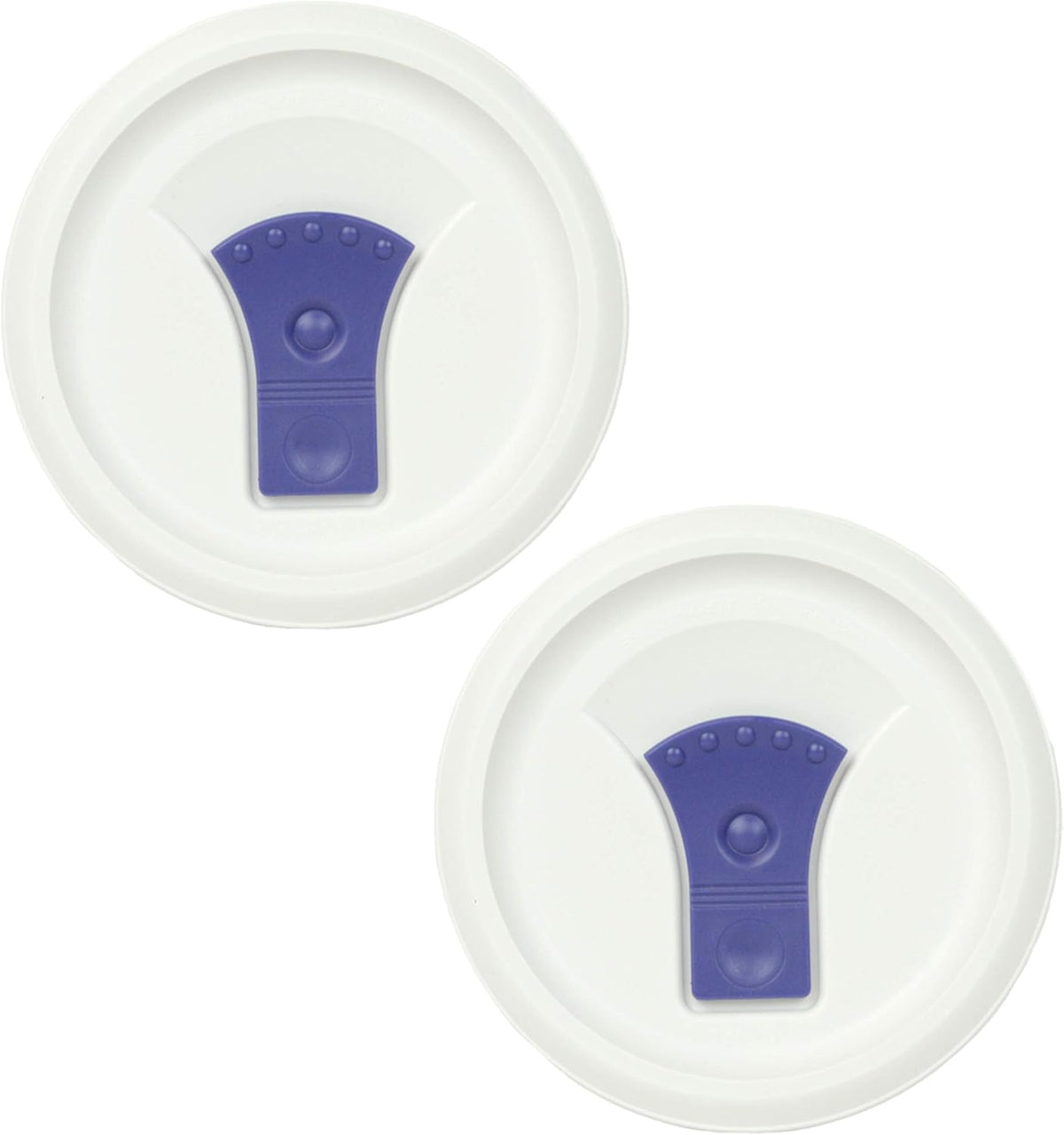 Corningware FM-22-VPC 20oz French White Round Soup Mug Pop-Ins Vented Lid - 2 Pack