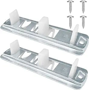 Sliding Closet Door Floor Guide Compatible with Prime-Line N 6560 (2 Pack)