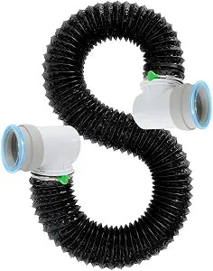 4Inch Dryer Vent Hose 10FT, Rubber Interface, Dryer Vent Connector Kit
