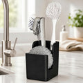 Spacewiser Silicone Sink Caddy - Sponge Dish Brush Holder for Kitchen Sink