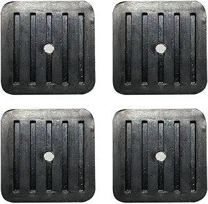 4 Pack Mini Split Anti-Vibration Pads Wall Mounting Bracket Isolator Rubber Pad Damper Shock Absorbing Feet for Ductless Air Conditioner Heat Pump System Outdoor Condenser Unit A/C HVAC