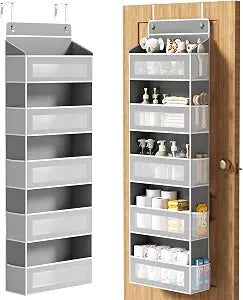 AQOOA 5 Shelf Over The Door Organizer 44 lbs Capacity fit Standard Doors