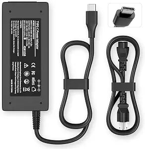 USB C Laptop Charger 45W Compatible with hp chromebook/Spectre X360, Lenovo ThinkPad/Yoga, Dell Chromebook/Latitude, Acer, Asus, Samsung, Google Series Universal Chromebook Type C Power Cord
