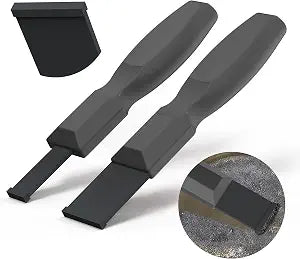 Carbide Scraper, Super Carbide Gasket Scraper for Metal and Automotive, 1-1/4 Inch and 5/8 Inch Carbide Scraper Set (Grey 2-Piece)