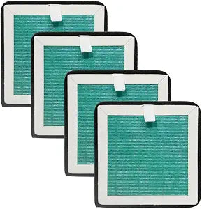 PUREBURG Replacement Filter Compatible with Smokeless Ashtray with Air Purifier 2-in-1, Machine Size (5.9 * 5.9 * 3.94 inches), 4-Pack HEPA For Air Clean