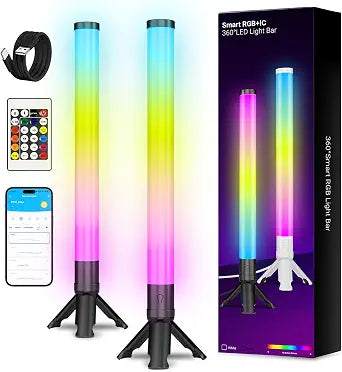 DAYBETTER 360 Smart LED Light Bars, Gaming Light Bar for Room, PC, Desk