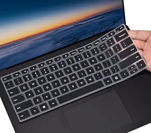 CaseBuy Keyboard Cover for 2023-2019 Microsoft Surface Laptop 6/5/4/3 & Surface Book 3 13.5" & 15" Keyboard Protector Accessories(Not Fit Surface Laptop 7 2024 2025), Black