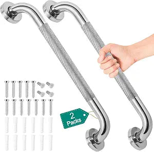 2 Pack 16 Inch Safety Grab Bars for Bathroom, Shower Grab Bars for Seniors