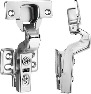 2Pcs Frameless Soft Close Inset Cabinet Hinges 50% Faster Install