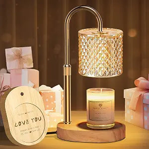 Engpure Candle Warmer Lamp with Timer & Dimmable  Elegant Wax Melter for Jar Candles, Auto-Off 2H/4H/8H Housewarming & Birthday Gift for Women/Mom, Home Decor Essentials