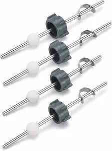 PS2673 Bathroom Lavatory Drain Assembly 4 Pack Pop Up with Ball Rod Green