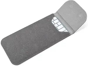 CaseBuy Premium Leather Keyboard Cover Sleeve for 2024 2023 2021 Apple iMac 24 inch M4 M3 M1 Magic Keyboard w/Out Touch ID A2449 A2450 Wireless Magic Keyboard 2 Accessories Case Pouch, Space Grey