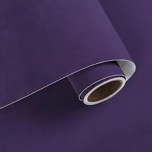 VaryPaper Purple Velvet Wallpaper Peel and Stick 15.7" x 78.7" Self Adhesive Velvet Flocking Drawer Liner Soft Felt Sheets for Crafts DIY Jewelry Box Liner Purple Contact Paper for Cabinets Dresser