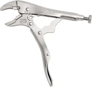 IRWIN VISE-GRIP Locking Pliers with Wire Cutter, 5-Inch, Curved Jaw (902L3)
