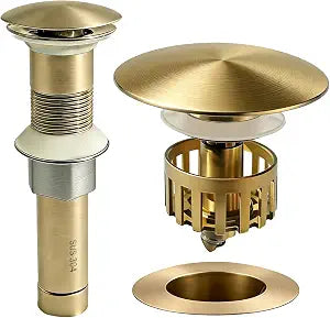 Bathroom Sink Drain, Without Overflow, Pop up Sink Drain Stopper