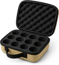 Shockproof Crushproof Reusable 12 Eggs Camping Egg Container with Cotton Lining Travel Egg Holder Storage Box