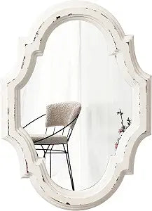 Small Vintage Oval Mirrors for Wall Decor 11 inch