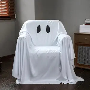 HunnmingRe 70.87 x 78.74 Inches Halloween Ghost Couch Seat Cover
