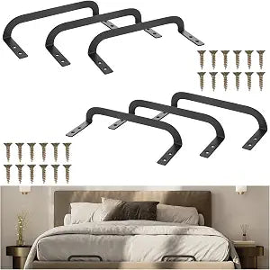 YAYODS 6 Pcs Mattress Slide Stopper, Mattress Retainer Bar Anti Slip Mattress Stoppers Holder Gripper to Prevent Sliding for Bedroom Bed Frame