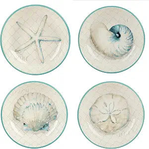 Certified International Ocean View 38 oz. Soup/Cereal Bowls,Set of 4