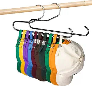 Hat Storage Organizer for Baseball Caps Hat Rack Black 2 Pack
