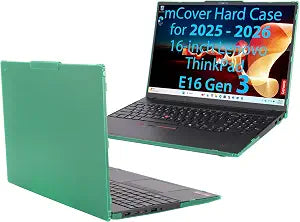 mCover case ONLY Compatible for 2025-2026 16" Lenovo ThinkPad E16 Gen 3 Series Windows Notebook Computers (NOT Fitting Any Other Lenovo Models)- Green