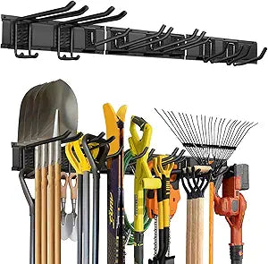 Garage Tool Organizer Wall Mount, 48in Tool Rack, 420LBS Capacity