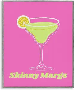Vivid Skinny Margs Cocktail, 16 x 20 Inch Framed Gicle Print