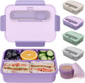 Caperci Bento Box Adult - 50 oz Large Lunch Containers for Adults and Teens
