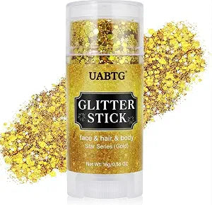 Gold Glitter Stick for Face, Hair & Body ï¿½ï¿½ï¿½ï¿½ï¿½ï¿½ï¿½ï¿½ï¿½ Waterproof Holographic Chunky Sequins Makeup for Festivals, Concerts & Halloween ï¿½ï¿½ï¿½ï¿½ï¿½ï¿½ï¿½ï¿½ï¿½ 