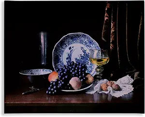 Stupell Industries Baroque Still Life Fruit, 24 x 30 Inch Canvas Wall Art