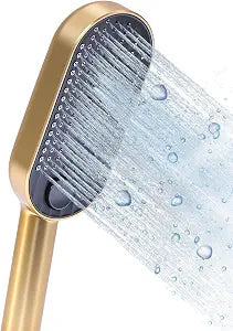 Shower Head with Handheld, Gold