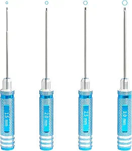 Hex Driver Set 1.5/2.0/2.5/3.0mm, RC Screwdriver Kit