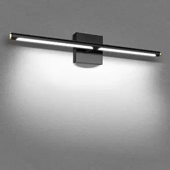 Modern Bathroom Vanity Light 40 inch, 22W Dimmable 6CCT Led Bathroom Light Fixture Over Mirror, Black Bar Vanity Light for Mirror FCC Certificated