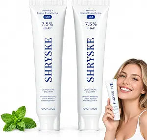 2Pcs Shryske Toothpaste Whitening,Toothpaste for Yellow Teeth
