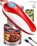 Rechargeable Electric Can Opener with Replaceable Blade & Smooth Edge