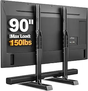 TVON Universal TV Legs, Table Top TV Stand Base with Height Adjustable
